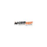 AccessFest24 (Full Logo) Stickers