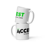 AccessFest23 White Glossy Mug