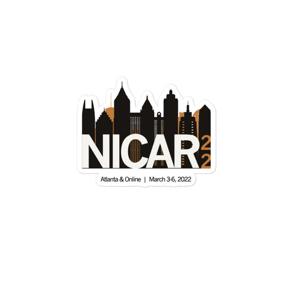 NICAR22 Bubble-free stickers