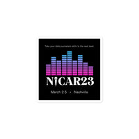 NICAR23 logo sticker