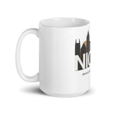 NICAR22 White glossy mug