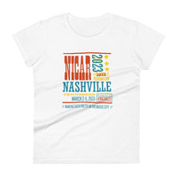 NICAR23 T-shirt design contest winner (women's fit, 9 color options)